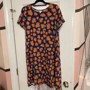 XL Floral Lularoe Carly Dress